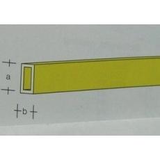 4-Kant-Messingrohr -- 11,0 / 2,2 mm