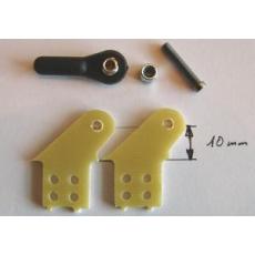 Doppeltes GFK-Ruderhorn - 9mm