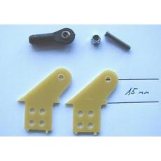 Doppeltes GFK-Ruderhorn - 15mm
