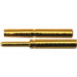 0,8mm Goldverbinder -- 1 Paar